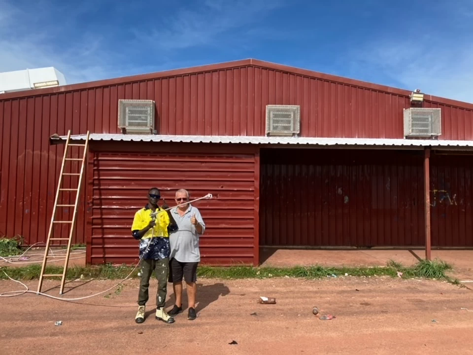 Terry & Geoff with a CeramaShield project